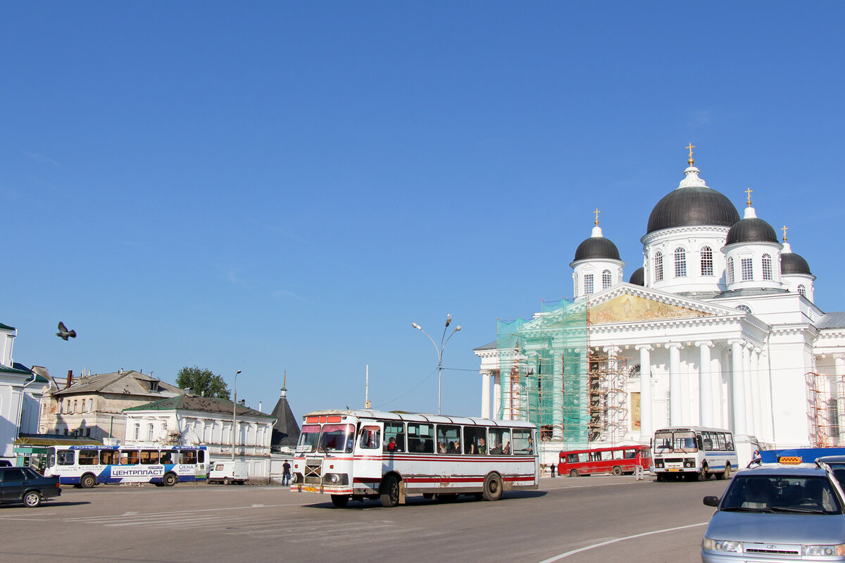 Соборная площадь в Арзамасе.